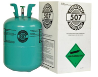 Gas refrigerante disponible del freón R507 del cilindro de la exportación 11.3kg de 15 años