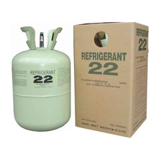 13,6 kg de gas refrigerante Freón R22 de alta pureza del cilindro