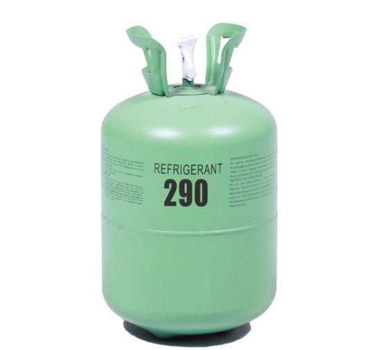 Gas propano de alta pureza R290, cilindro refrigerante R290 de 5,5 kg