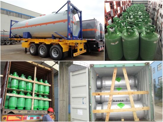 Exportación a Europa Freón R404A en cilindro reciclable certificado Ce de 10 kg