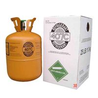 Cilindro desechable de 11,3 kg de gas refrigerante mezclado de freón R407c