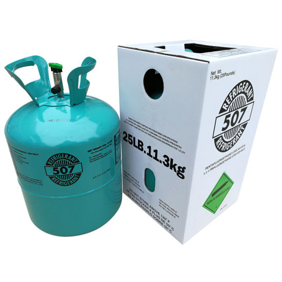 Gas refrigerante del embalaje del tanque del ISO del tanque de la tonelada ( R22 R134A R410A R404A R507c )