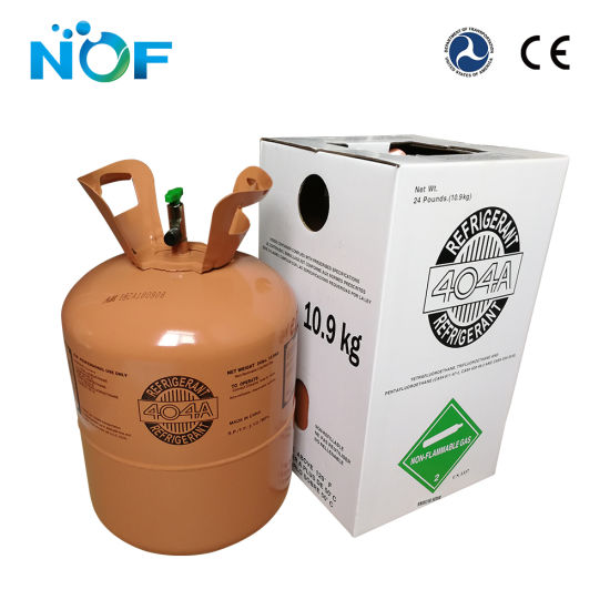 Gas refrigerante 404A Precio en cilindro desechable de 10,9 kg