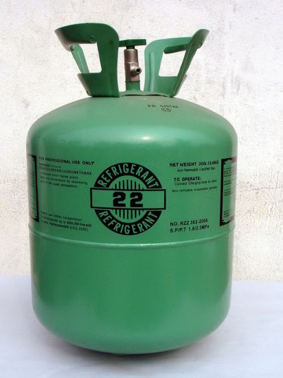 Gas refrigerante 13,6 kg Cilindro Venta de fábrica Freón Gas refrigerante R22