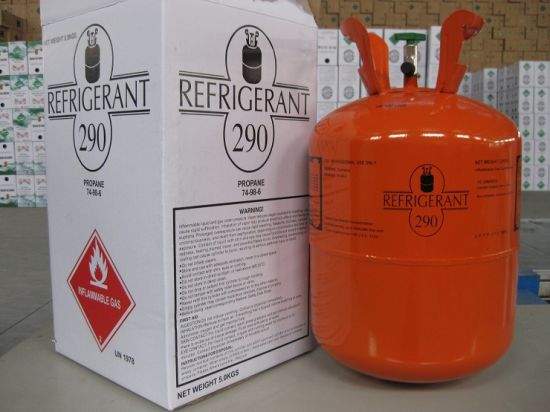 Precio de fábrica de alta pureza 99,95% de gas refrigerante propano R290