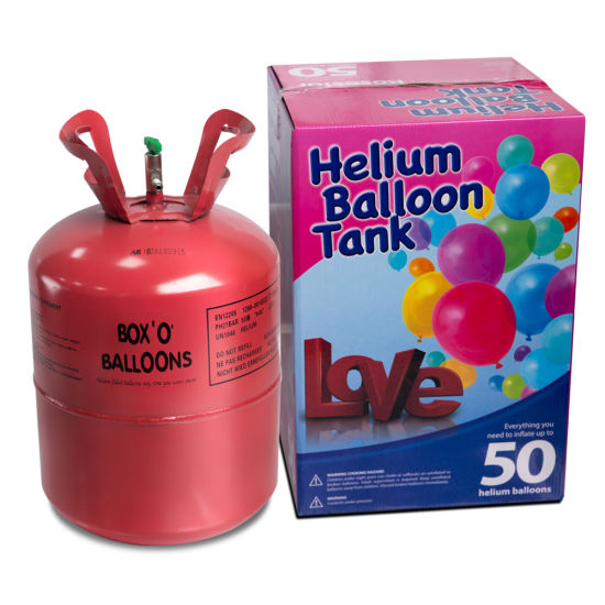 Cilindro de gas de helio 13.4L 18bar con certificación CE para globos