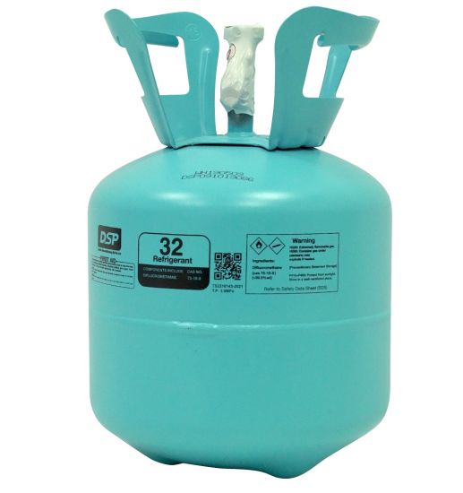 Refrigerante recargable del gas R32 del cilindro de la pureza 7kg del