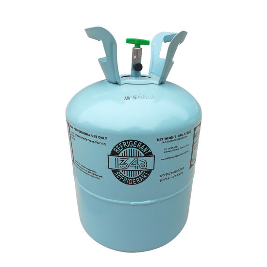 Cilindro de 13,6 kg de gas refrigerante R134A, 30 libras de gas R134A